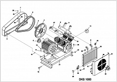 Запасные части для компрессора DKS 1000